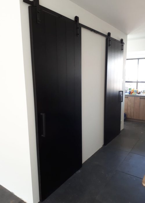 Schuifdeur voor de wand